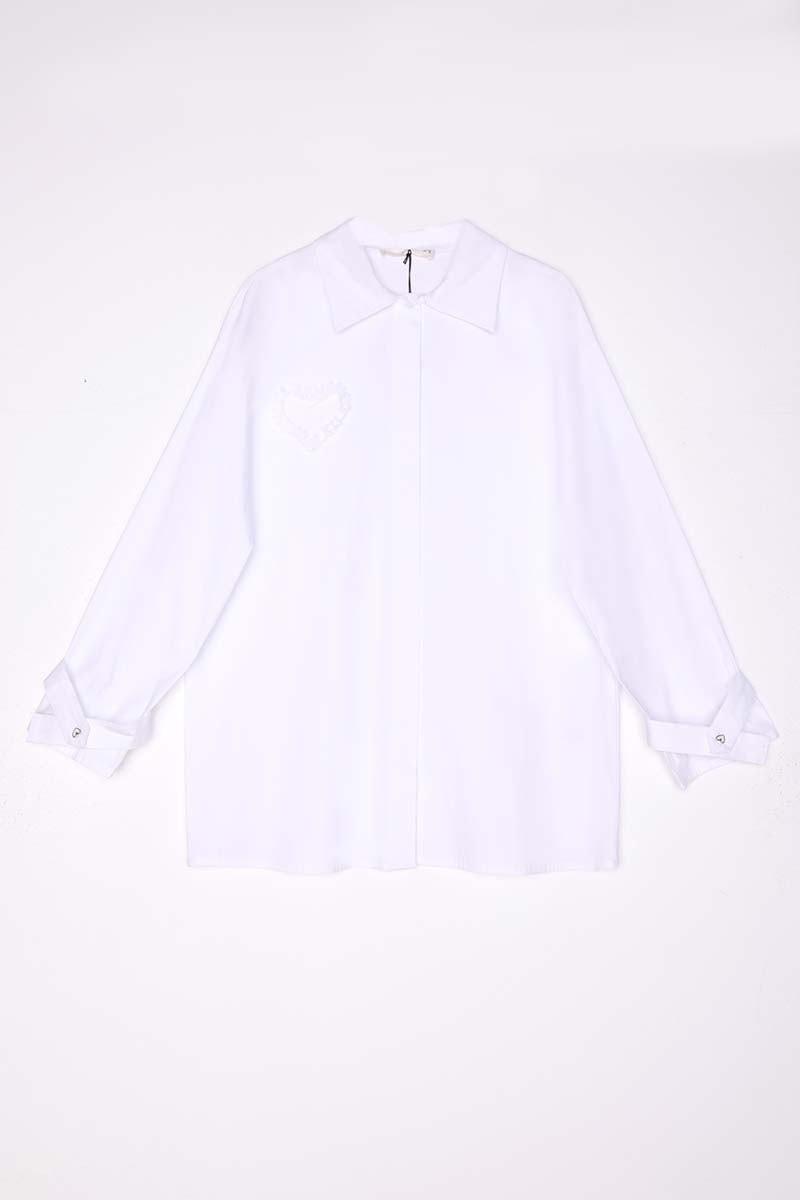 100% Cotton Heart Shirt Tunic