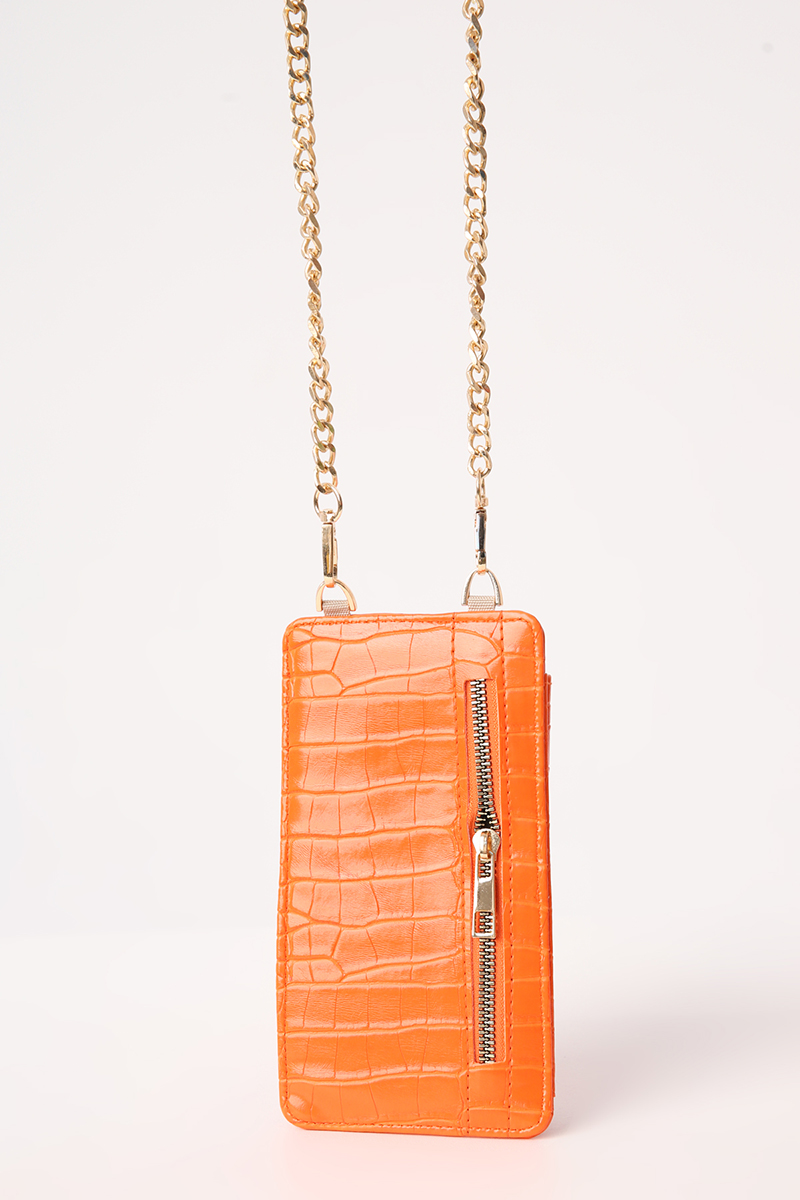 Multi-compartment Chain Strap Bag