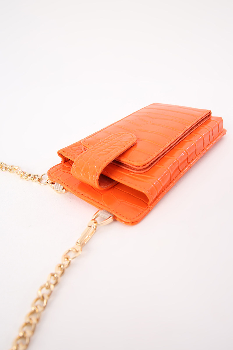 Multi-compartment Chain Strap Bag