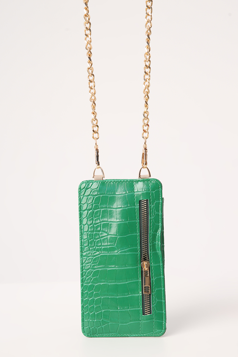 Multi-compartment Chain Strap Bag