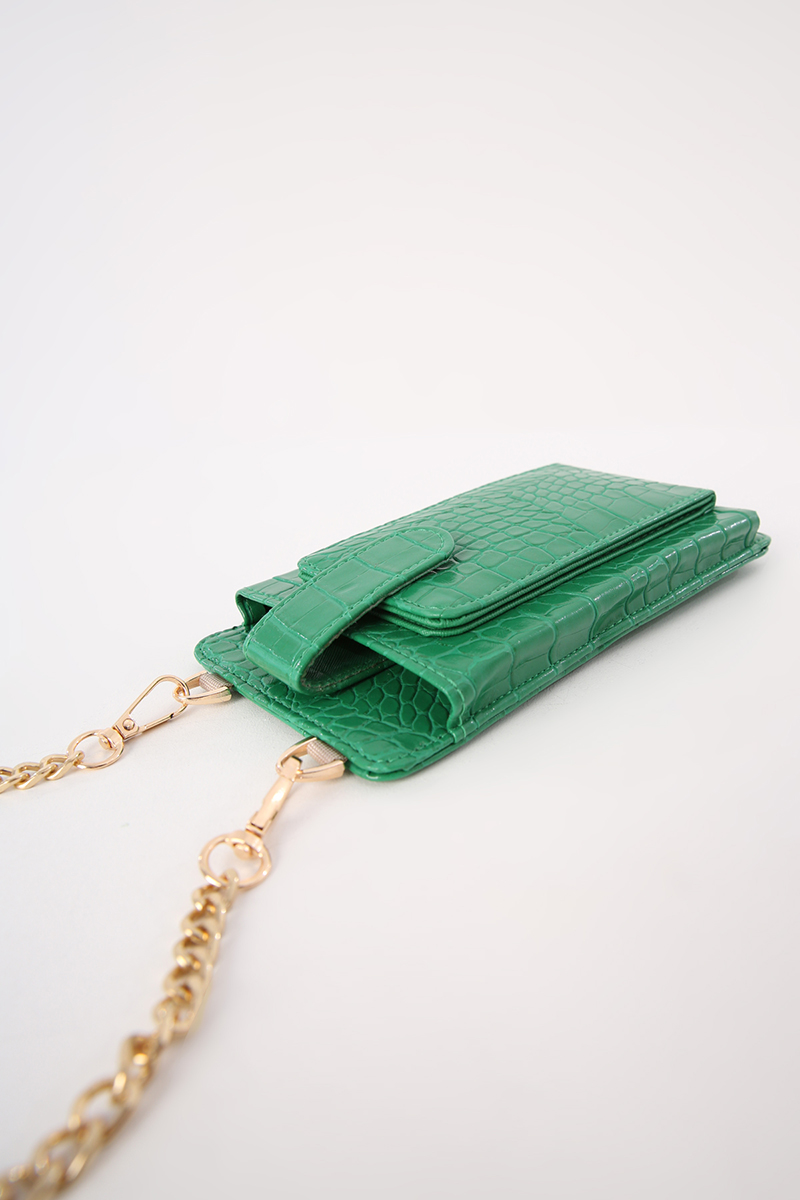 Multi-compartment Chain Strap Bag