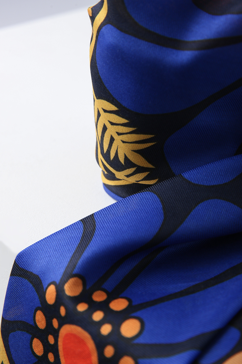 Patterned Cotton Lucia Scarf