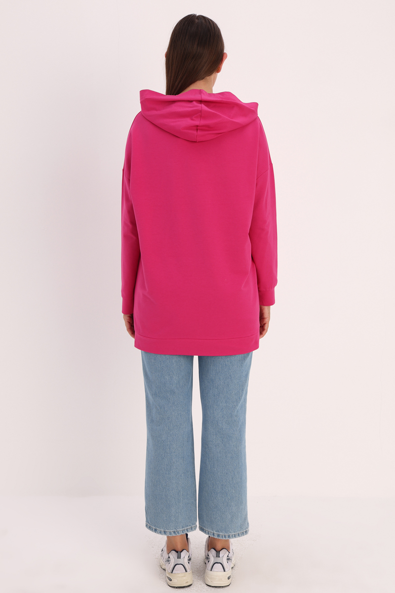 Hooded Kangaroo Pocket Sweatshirt