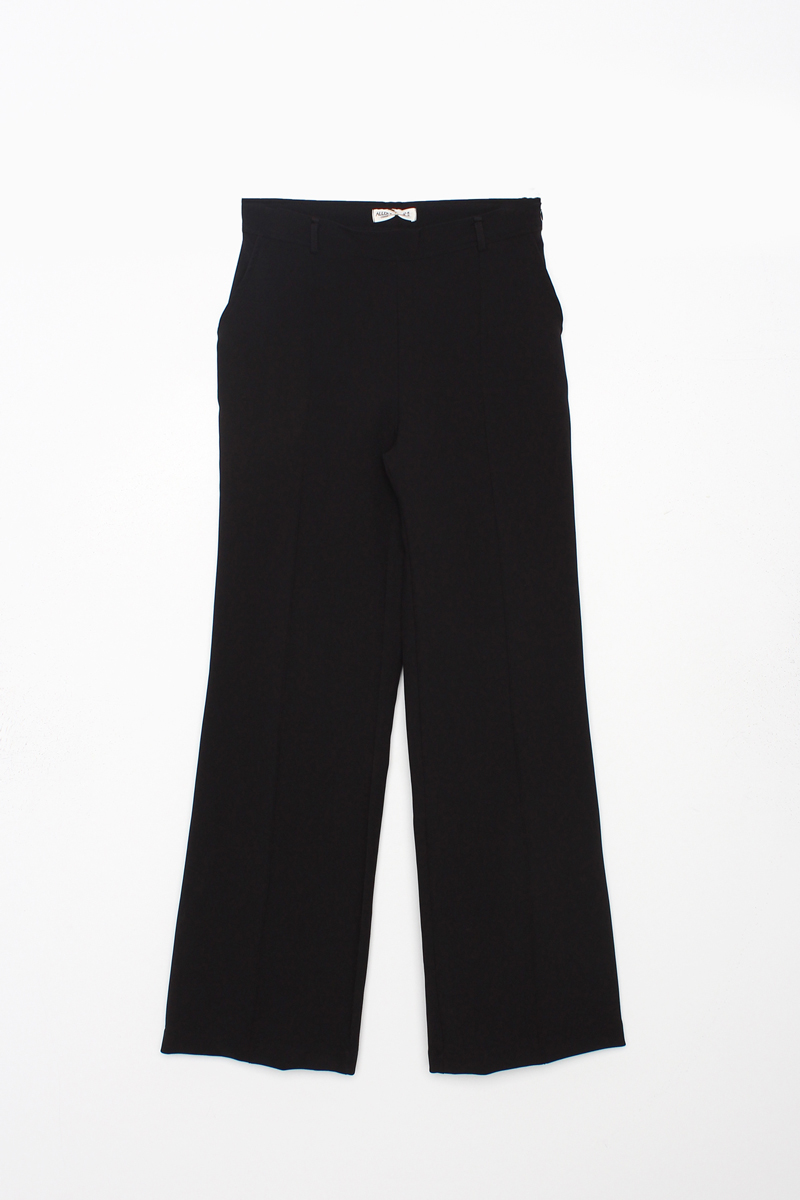 Ribbed Palazzo Trousers