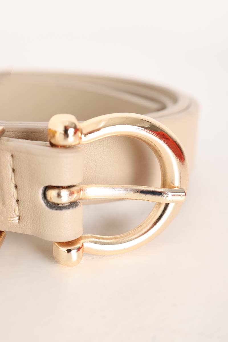 Oval Buckle Belt