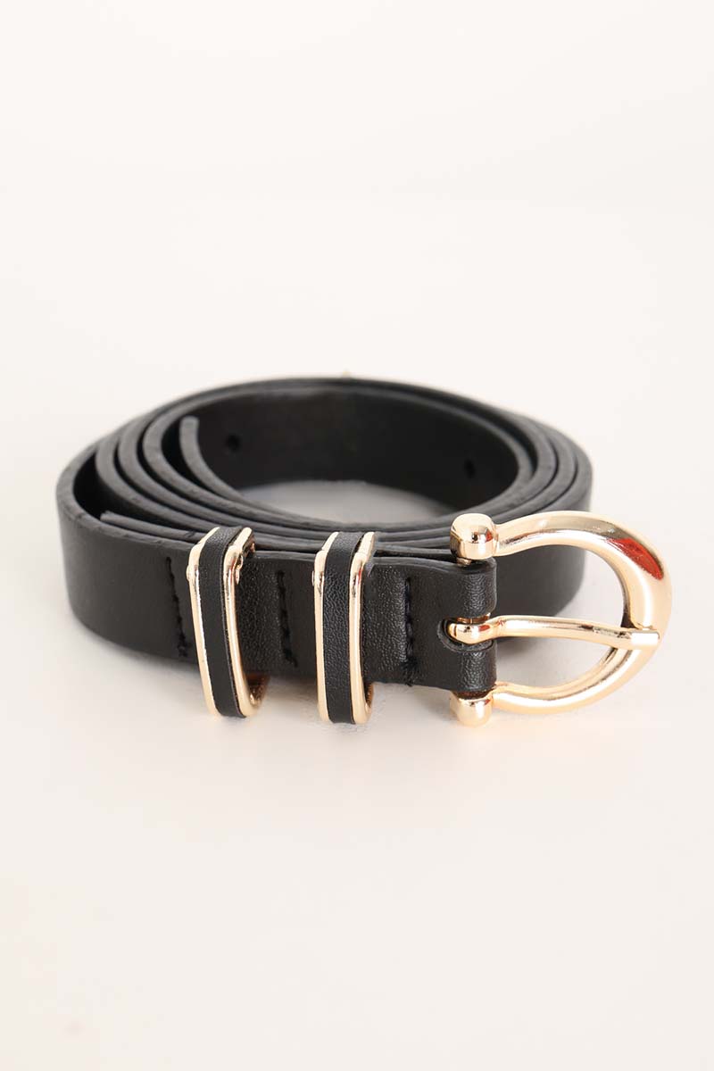 Oval Buckle Belt