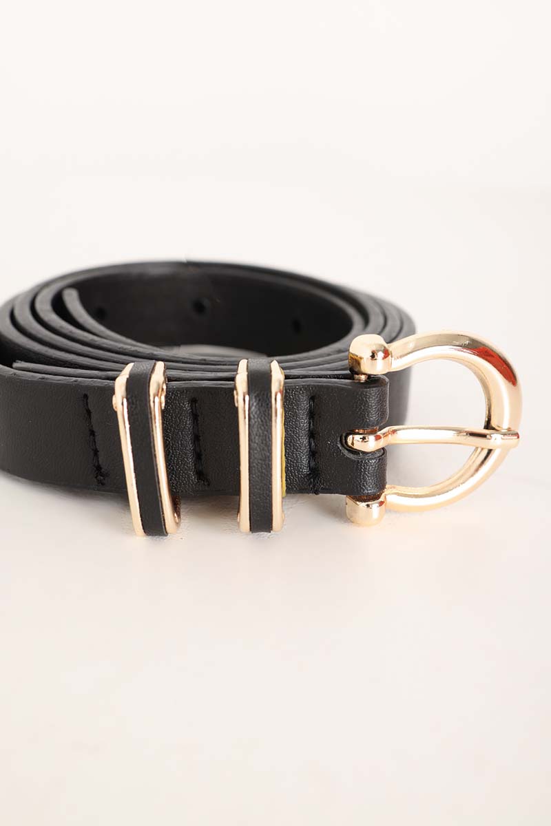 Oval Buckle Belt