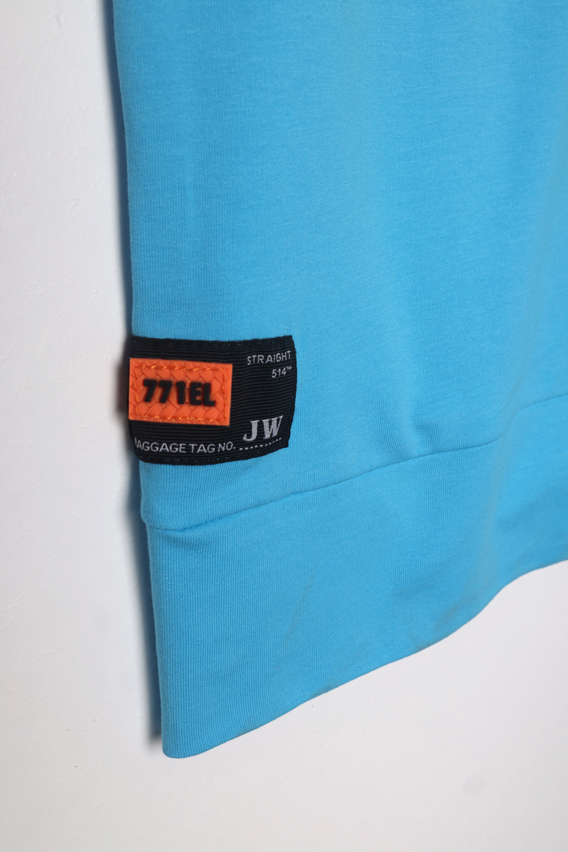  Cotton Neon Zipper Detailed Sweat Tunic