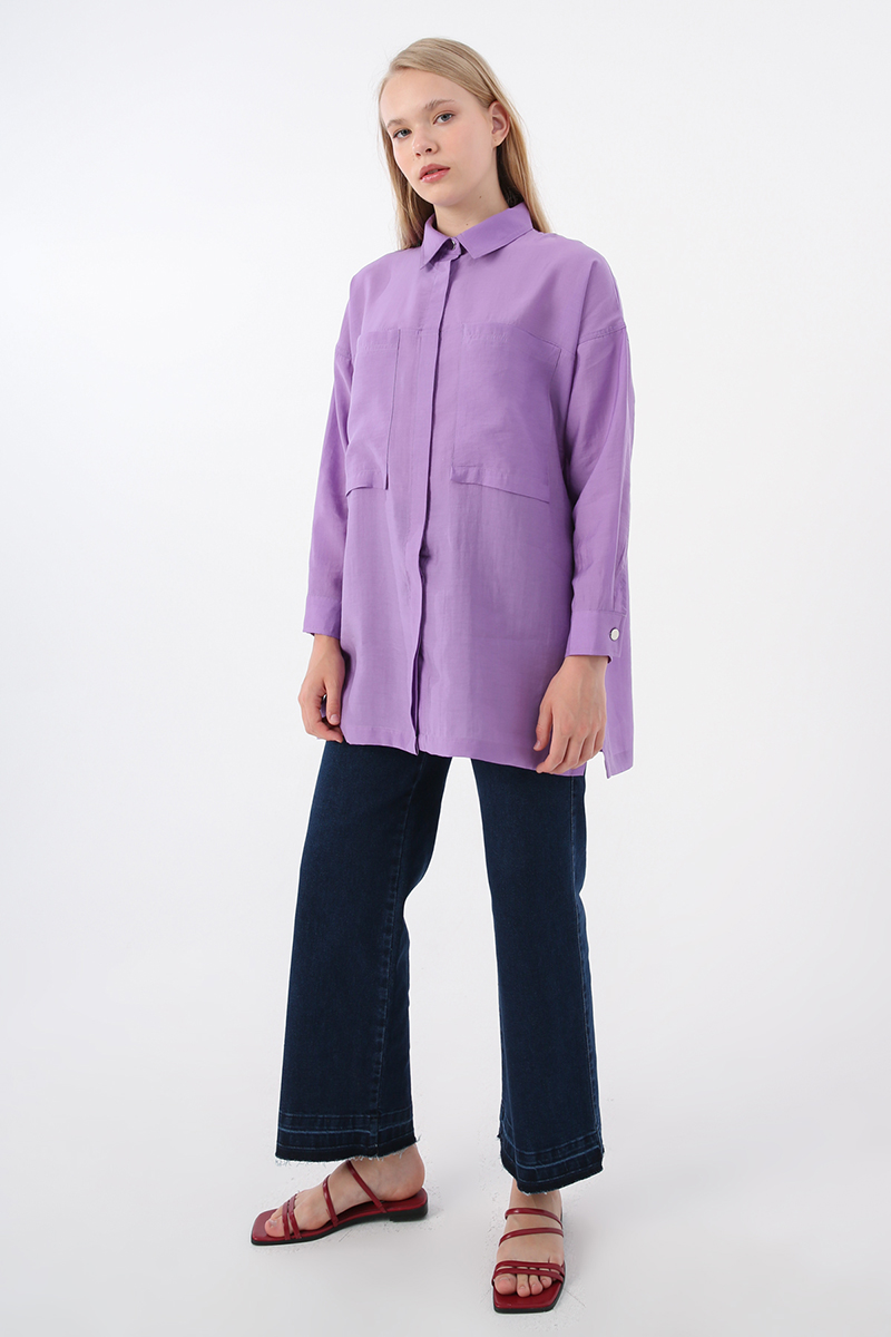 Comfy Comfortable Tencel Shirt Tunic