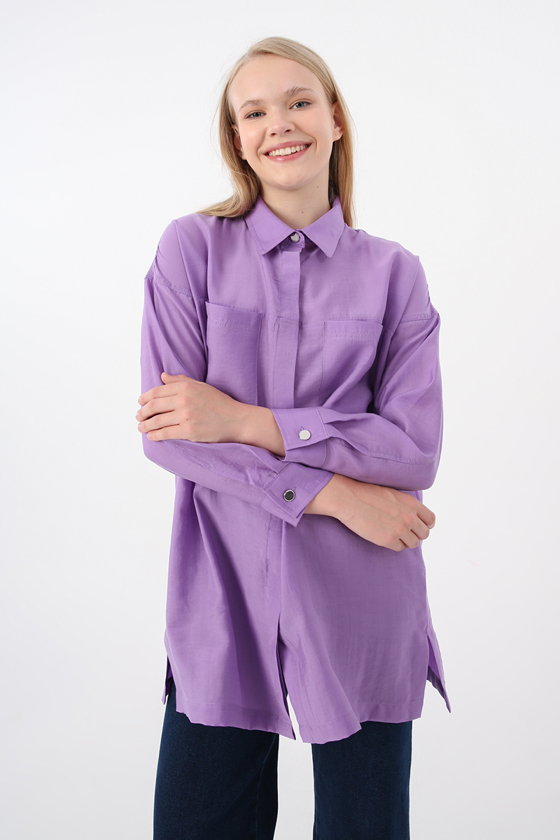 Comfy Comfortable Tencel Shirt Tunic