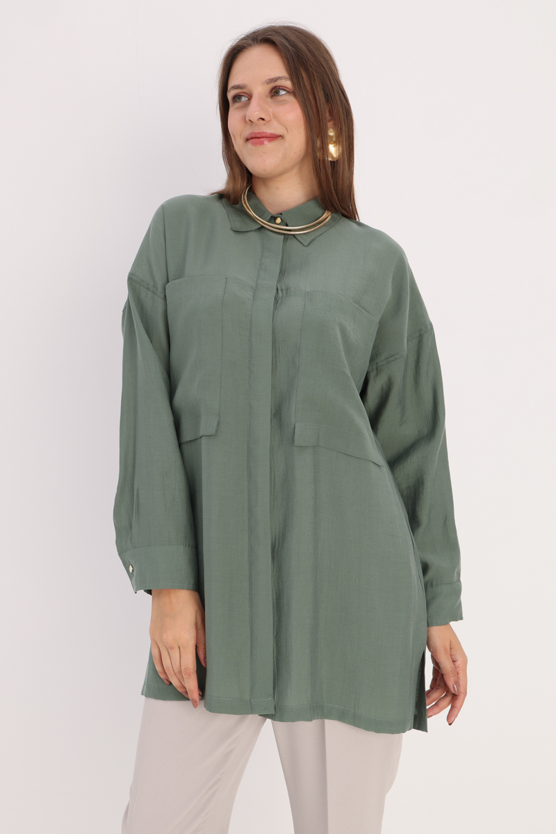 Comfy Comfortable Tencel Shirt Tunic