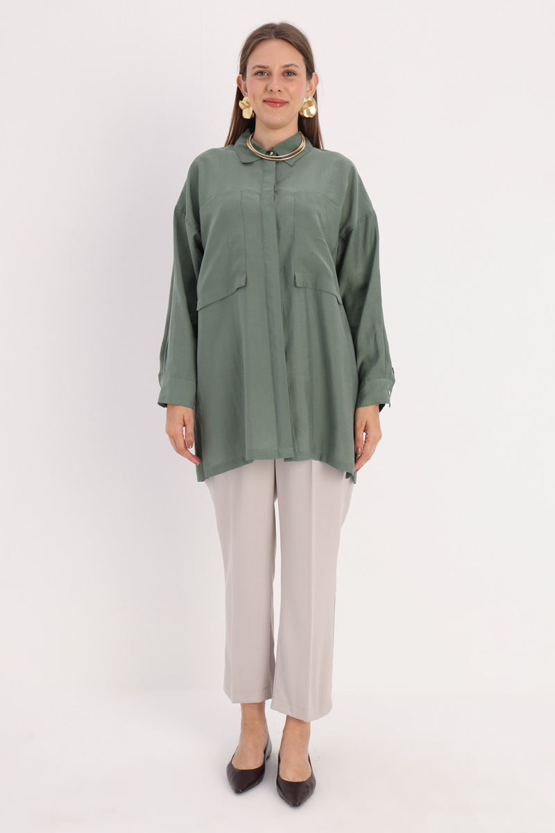 Comfy Comfortable Tencel Shirt Tunic