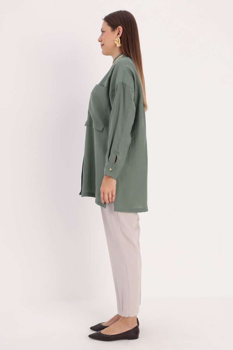 Comfy Comfortable Tencel Shirt Tunic