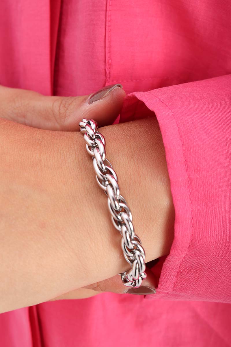 Spiral Steel Bracelet