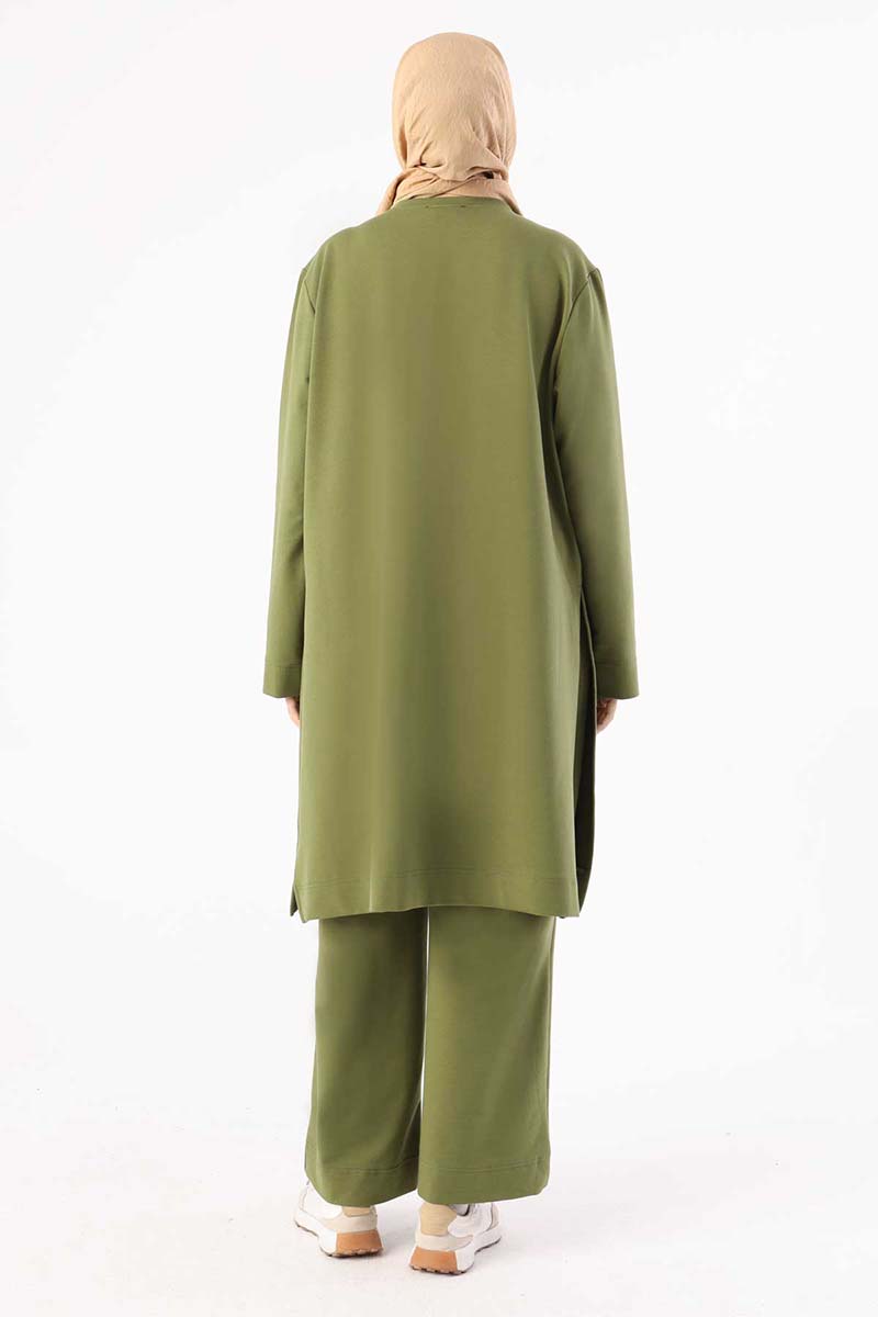 Trouser Suit With Side Slits